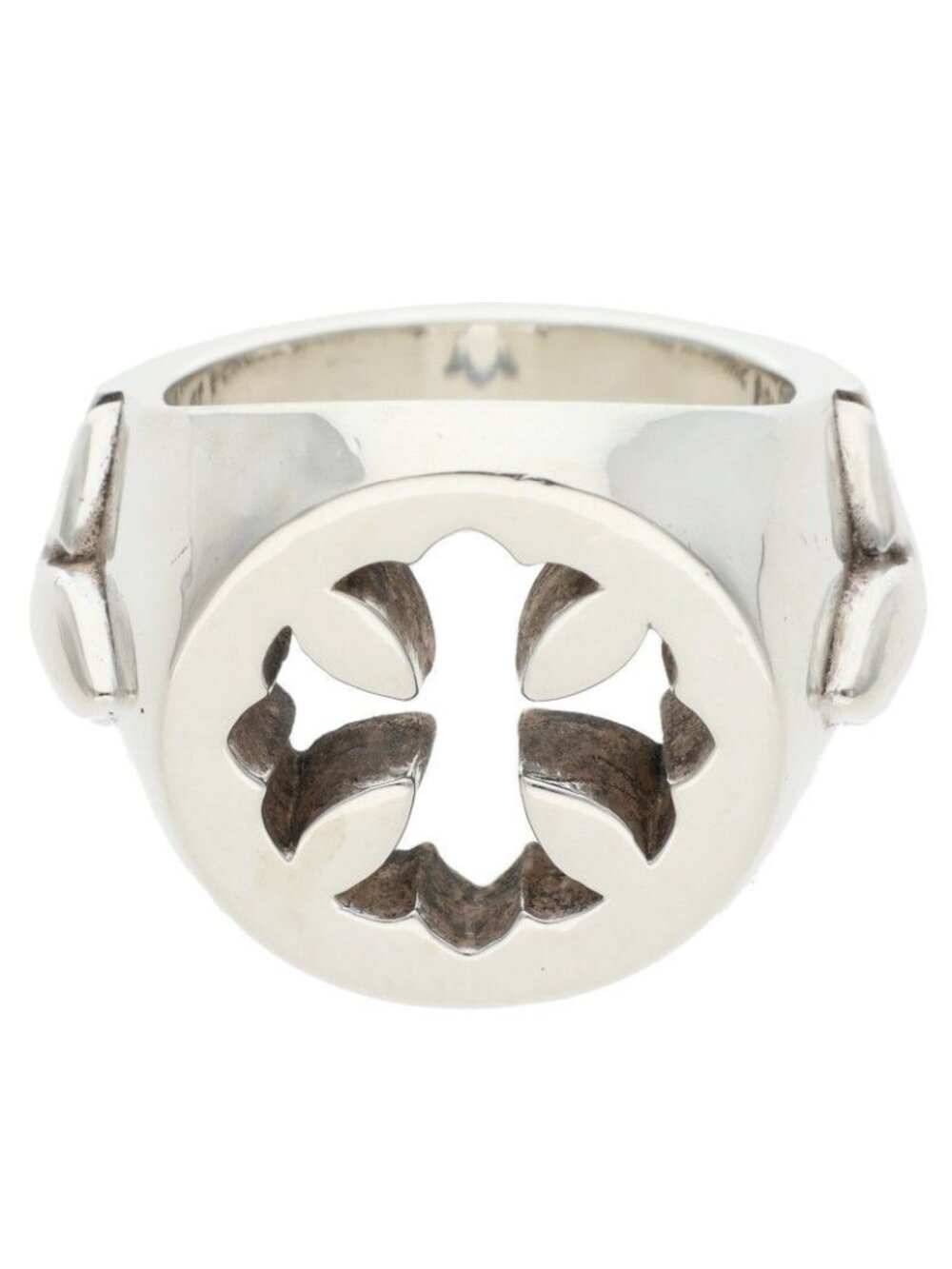 Chrome Hearts Open Plus Silver Ring